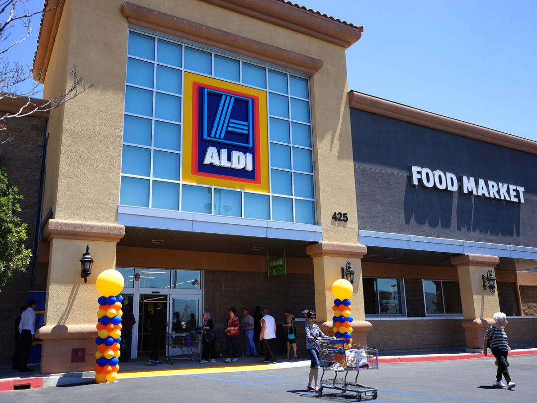 Aldi storefront