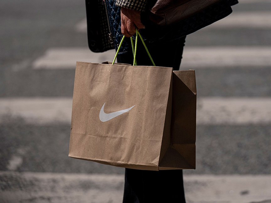 Nike cheap shopping bag