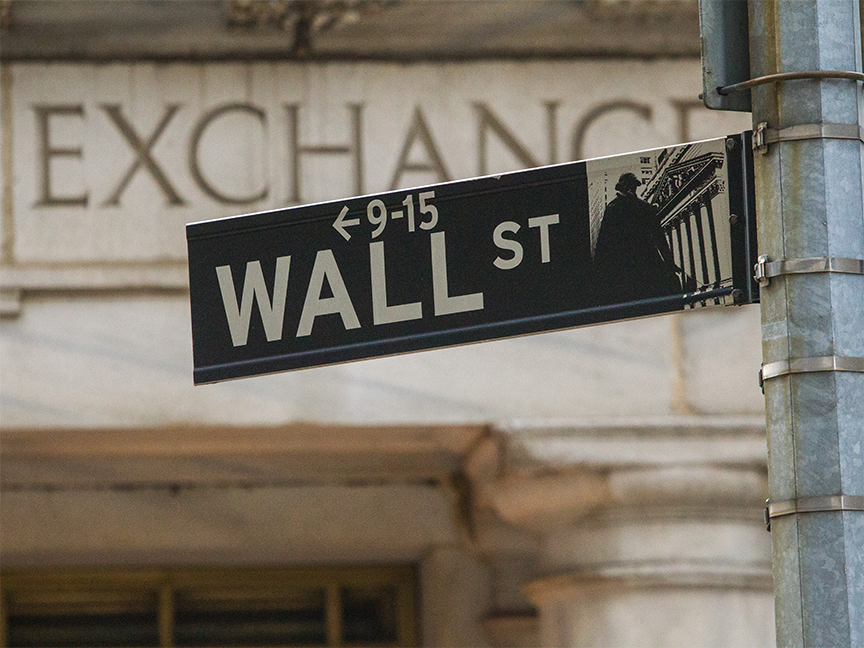 Wall Street sign