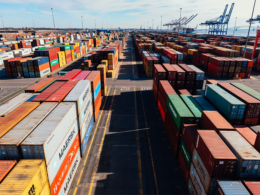 Supply Chains Unlikely To Stabilize Until First Half Of 2024 Or Beyond   0406 BaltimoreShippingContainers 