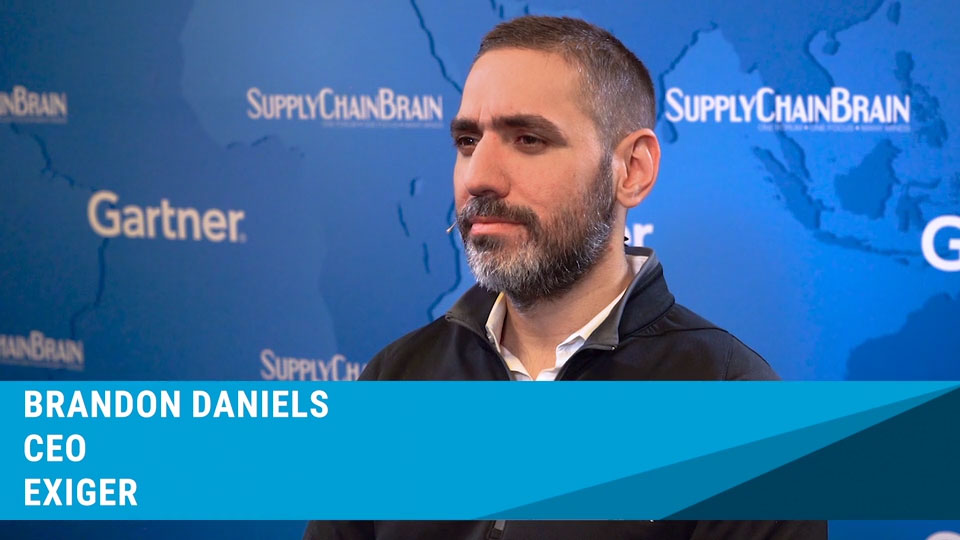 Exiger   brandon daniels   whats next for supply chain data  from predictive to proactive sponsored by exiger (540p)
