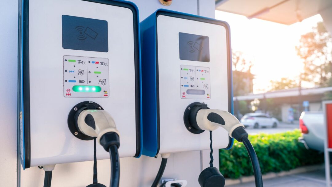 PHOTO OF EV CHARGING STATION 