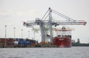 CONTAINERSHIP OOCL MONTREAL DOCKED AT MONTREAL GATEWAY TERMINAL ON THE ST LAWRENCE RIVERERG.jpg