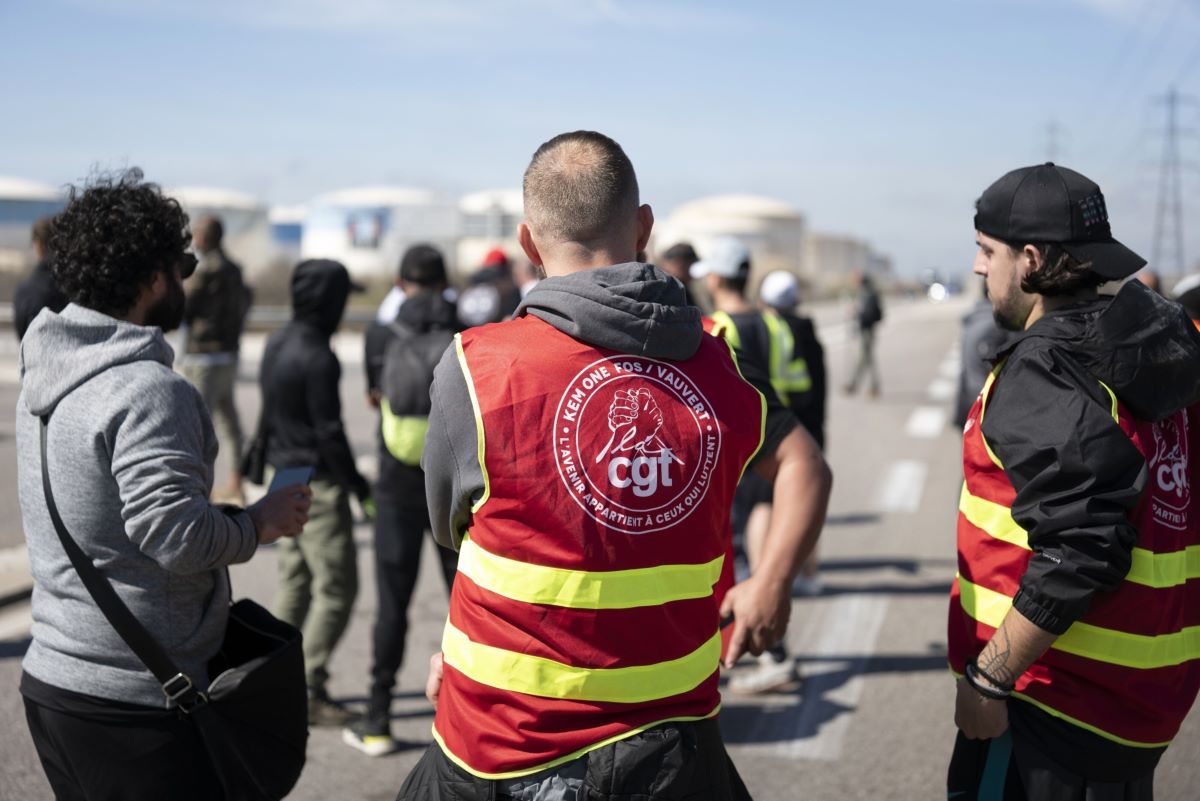 France strikes protests april 2023 bloomberg