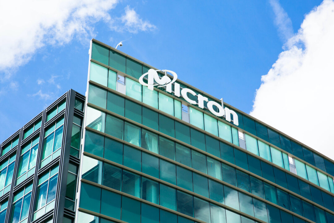 The exterior of a Micron Technology Inc. office in California. Photo: iStock.com/vzphotos