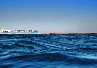 Red sea shipping ship at sea istock brunette 182363319