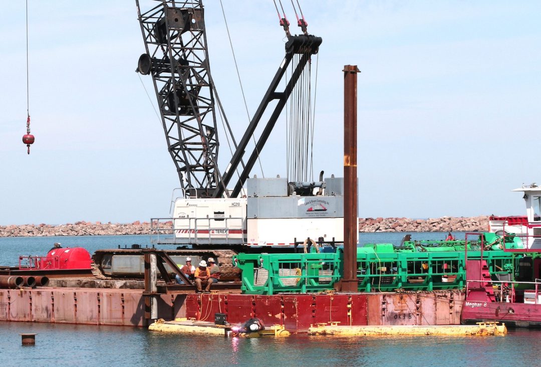 Construction at Ports of Indiana-Burns Harbor