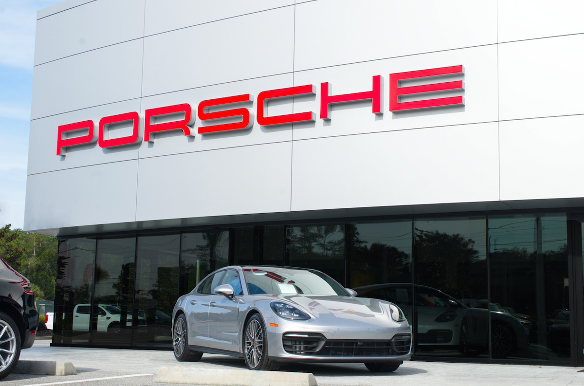 Porsche dealership istock 1813489290