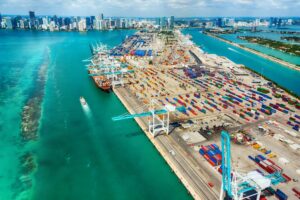 Port of Miami Aerial View